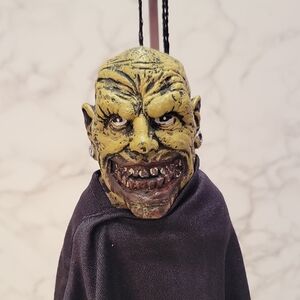 Vintage Paper Magic Company Halloween Hanging green Monster decoration